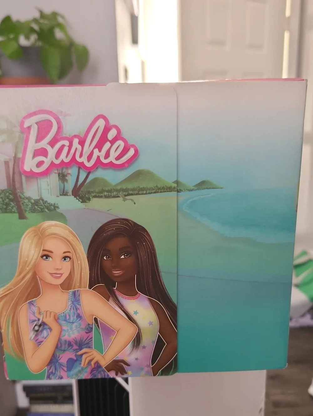 Barbie Blonde doll and Convertible Purple Vehicle Set